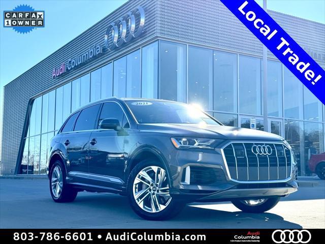 used 2021 Audi Q7 car, priced at $36,995