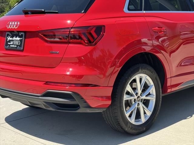 used 2024 Audi Q3 car, priced at $32,995