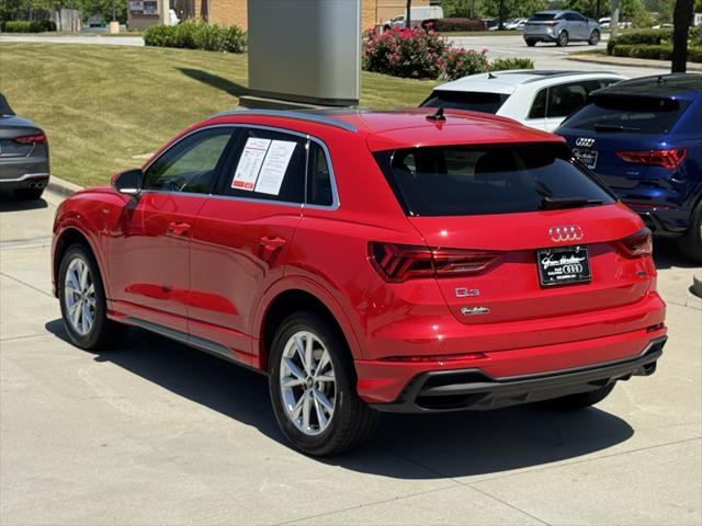 used 2024 Audi Q3 car, priced at $32,995
