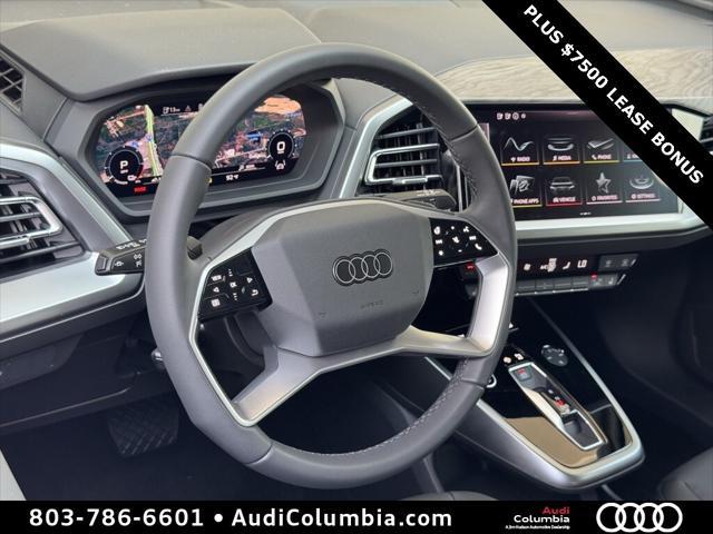 new 2025 Audi Q4 e-tron car, priced at $47,622