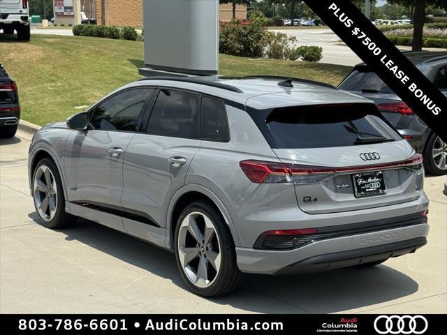 new 2025 Audi Q4 e-tron car, priced at $47,622