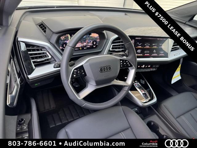 new 2025 Audi Q4 e-tron car, priced at $47,622