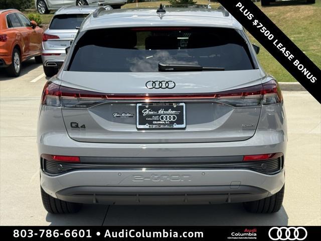 new 2025 Audi Q4 e-tron car, priced at $47,622