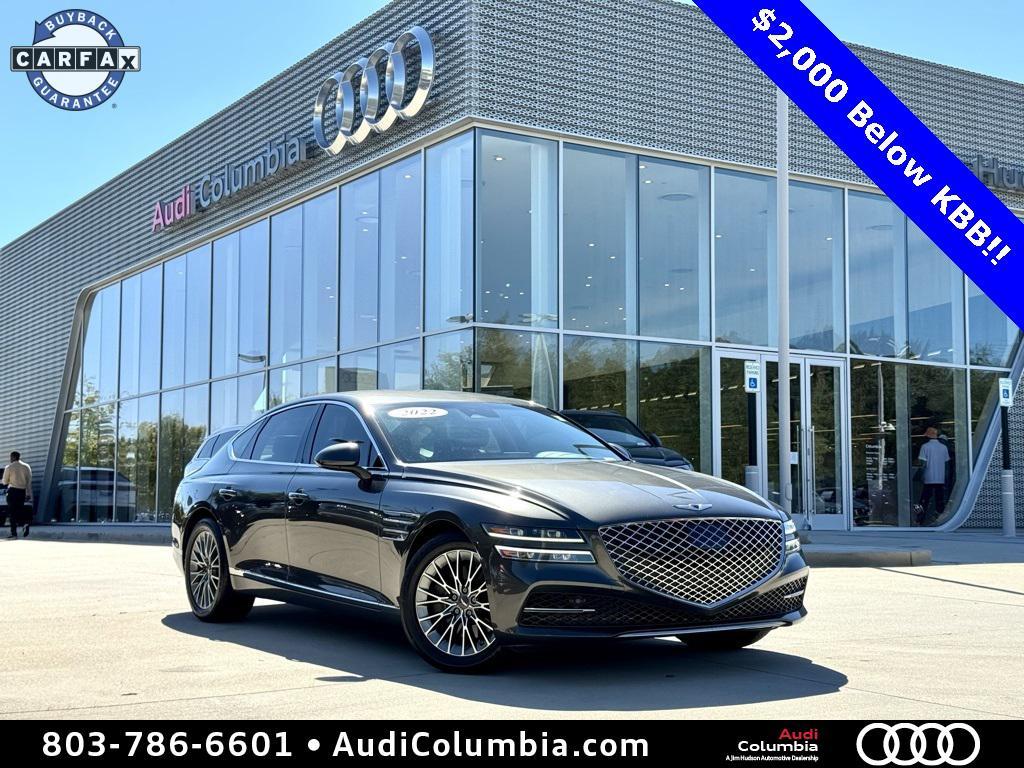 used 2022 Genesis G80 car, priced at $27,995