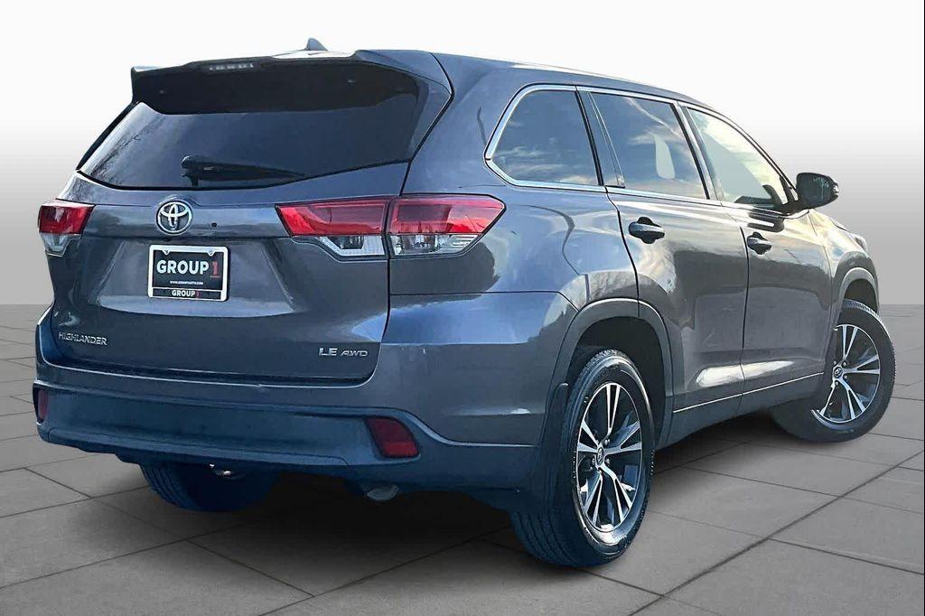 used 2019 Toyota Highlander car, priced at $22,500