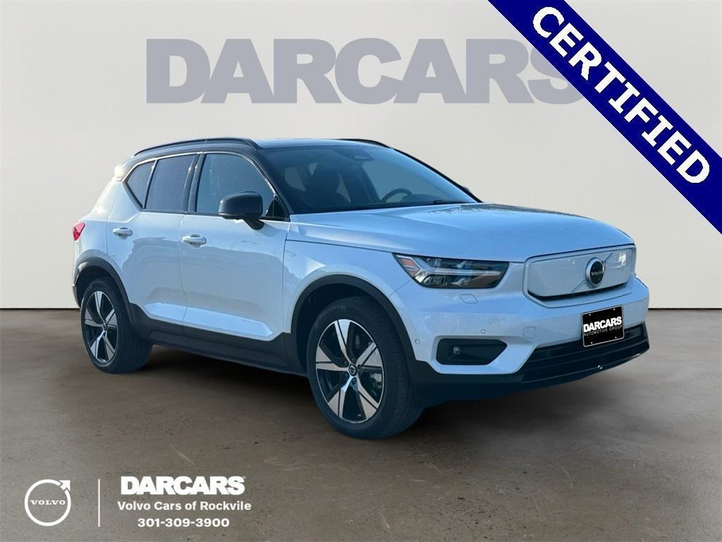 used 2022 Volvo XC40 Recharge Pure Electric car, priced at $30,980