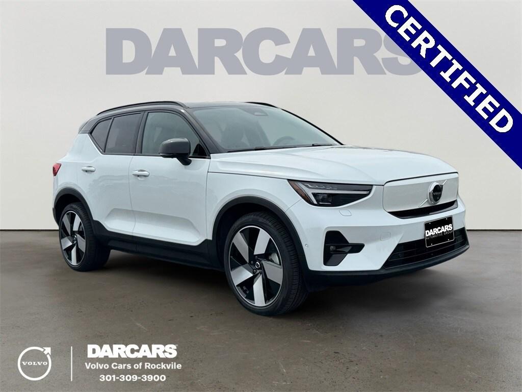 used 2023 Volvo XC40 Recharge Pure Electric car, priced at $35,280