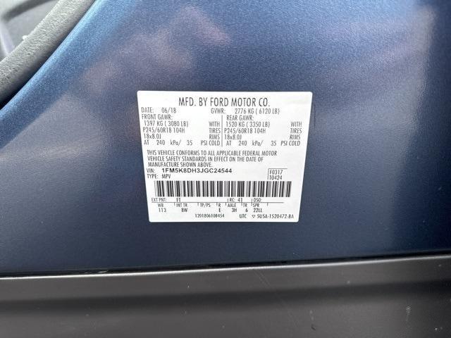 used 2018 Ford Explorer car, priced at $18,995