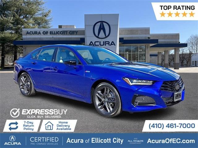 used 2025 Acura TLX car, priced at $44,000