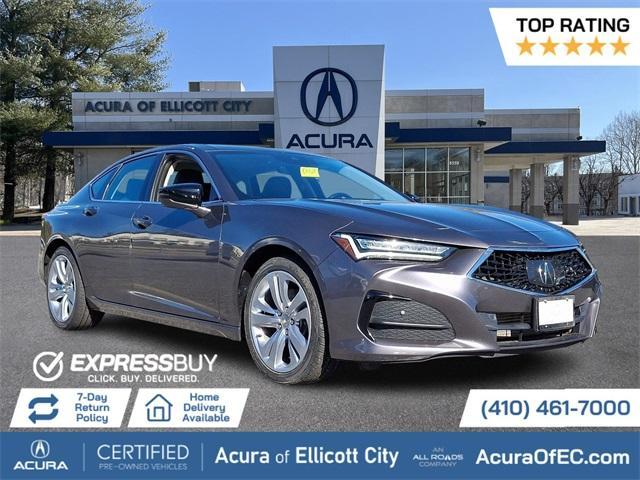 used 2021 Acura TLX car, priced at $25,295