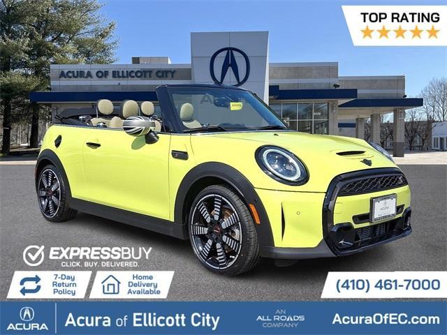 used 2022 MINI Convertible car, priced at $29,390