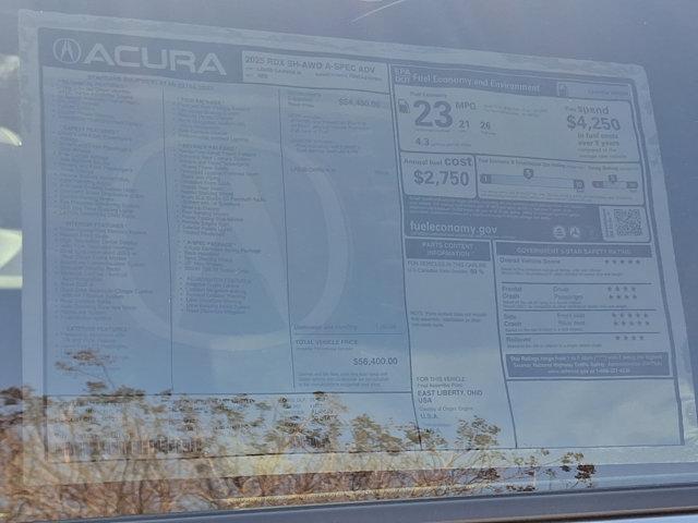 new 2025 Acura RDX car, priced at $56,400