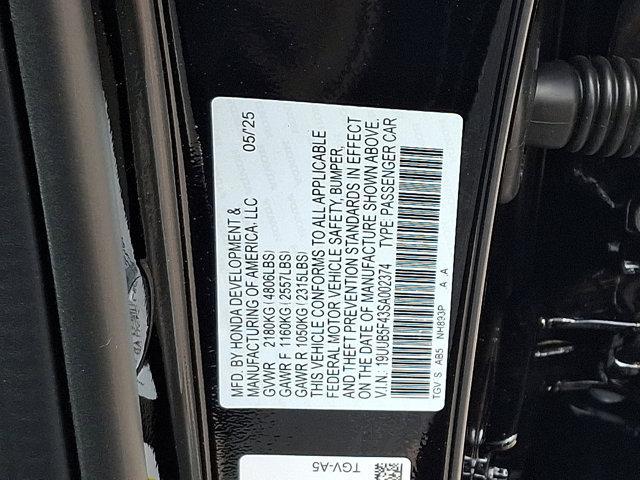 new 2025 Acura TLX car, priced at $47,195