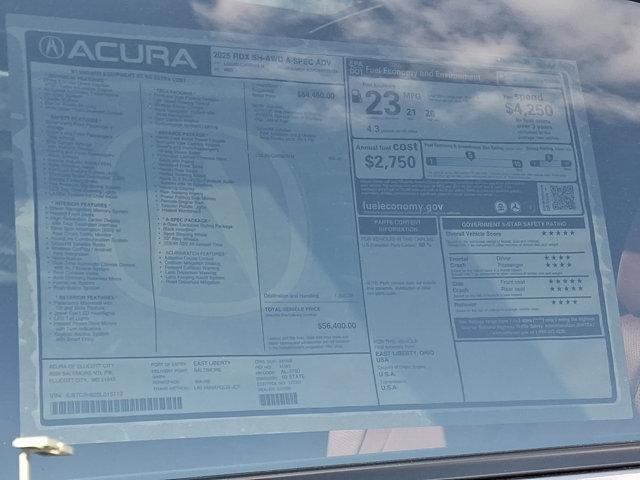 new 2025 Acura RDX car, priced at $56,400