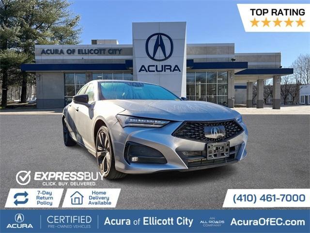 used 2021 Acura TLX car, priced at $28,500