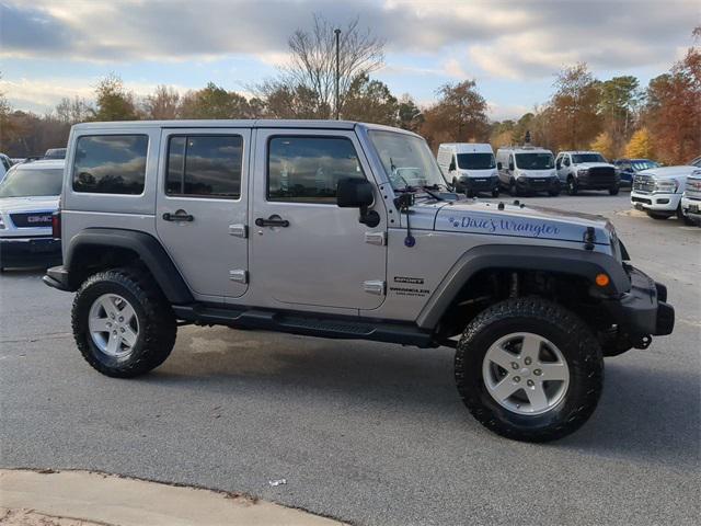 used 2016 Jeep Wrangler Unlimited car, priced at $21,948