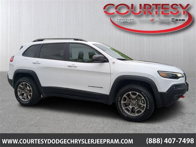 used 2021 Jeep Cherokee car, priced at $28,570