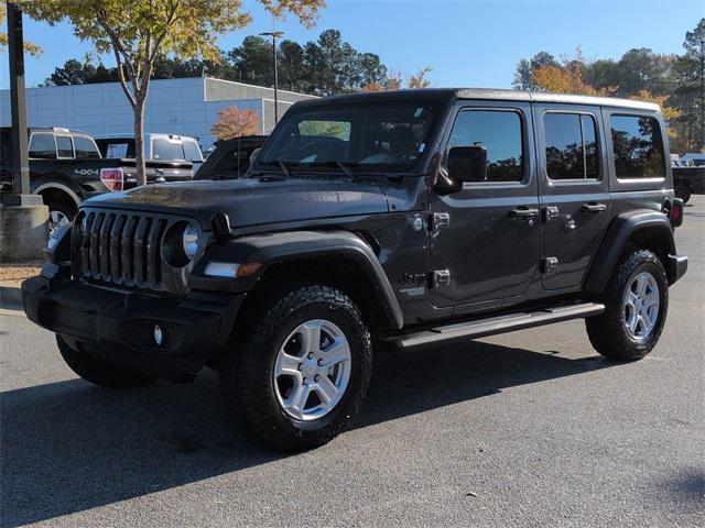 used 2021 Jeep Wrangler Unlimited car, priced at $32,985