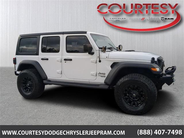 used 2020 Jeep Wrangler Unlimited car, priced at $30,874