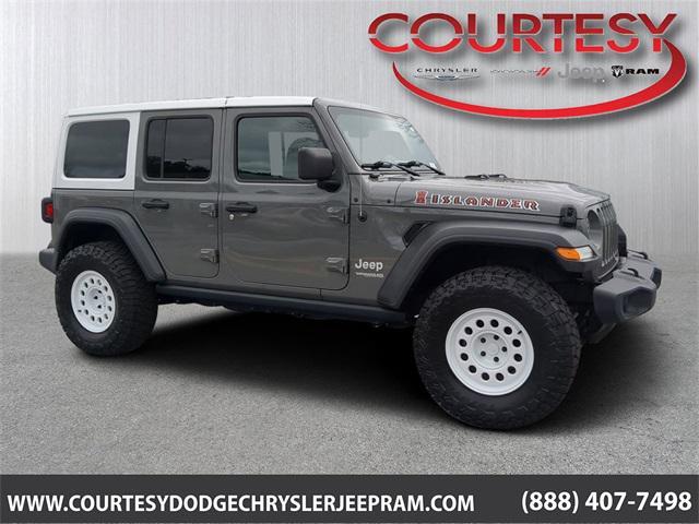 used 2021 Jeep Wrangler Unlimited car, priced at $32,969