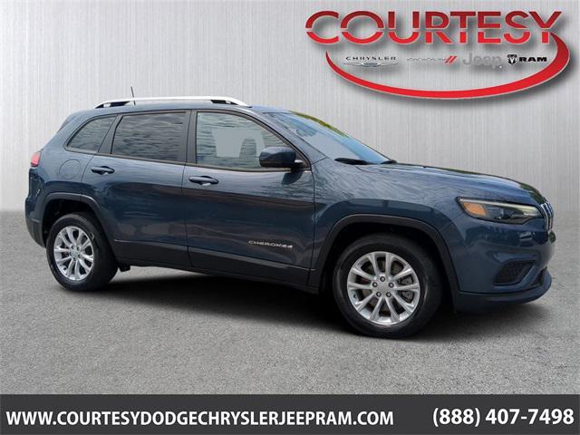 used 2021 Jeep Cherokee car, priced at $21,569