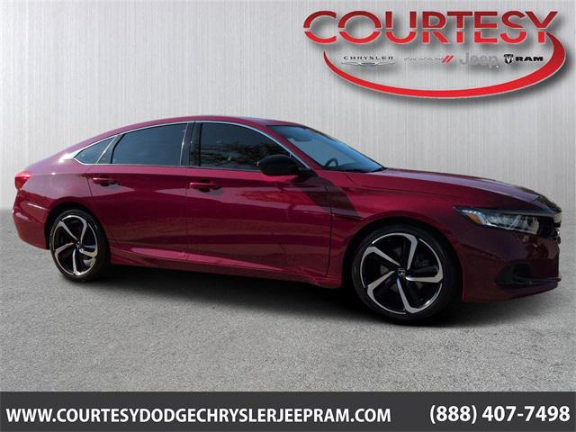 used 2021 Honda Accord car, priced at $26,569