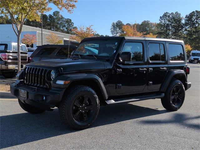 used 2021 Jeep Wrangler Unlimited car, priced at $30,569