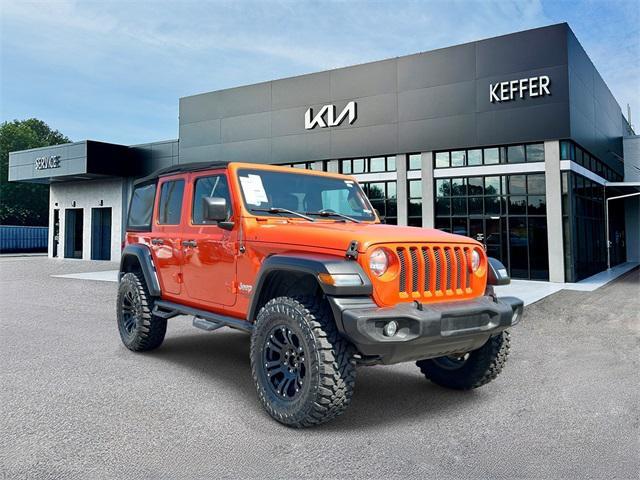 used 2018 Jeep Wrangler Unlimited car, priced at $21,477