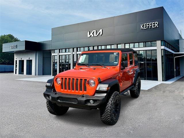used 2018 Jeep Wrangler Unlimited car, priced at $21,477