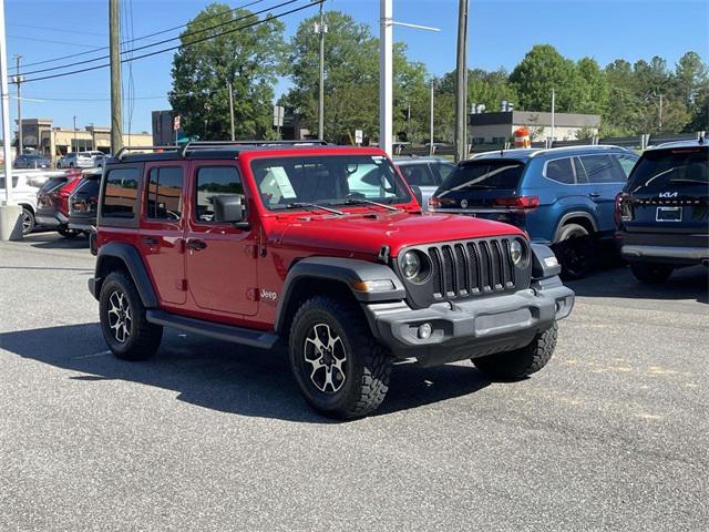 used 2020 Jeep Wrangler Unlimited car, priced at $21,883