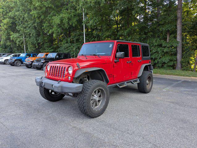 used 2015 Jeep Wrangler Unlimited car, priced at $19,877