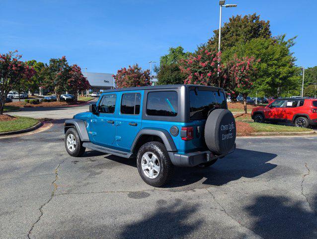 used 2020 Jeep Wrangler Unlimited car, priced at $26,877
