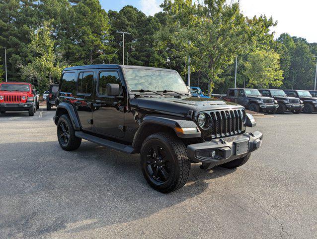 used 2021 Jeep Wrangler Unlimited car, priced at $29,877