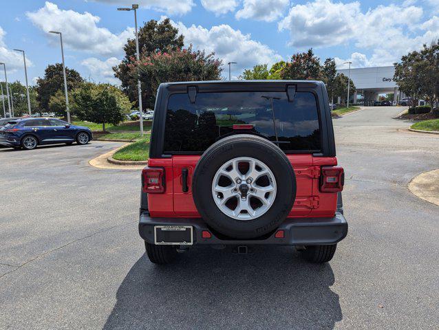 used 2021 Jeep Wrangler Unlimited car, priced at $26,977