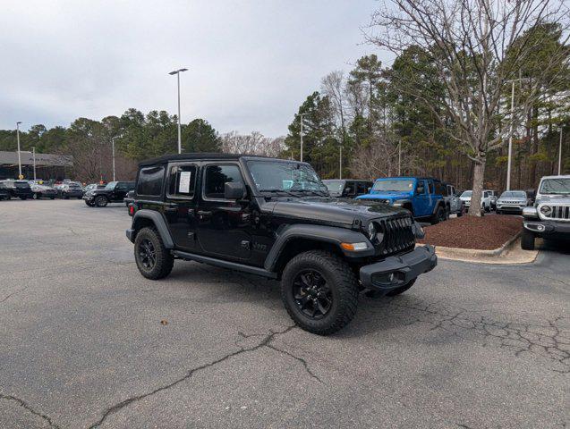 used 2021 Jeep Wrangler car, priced at $29,977