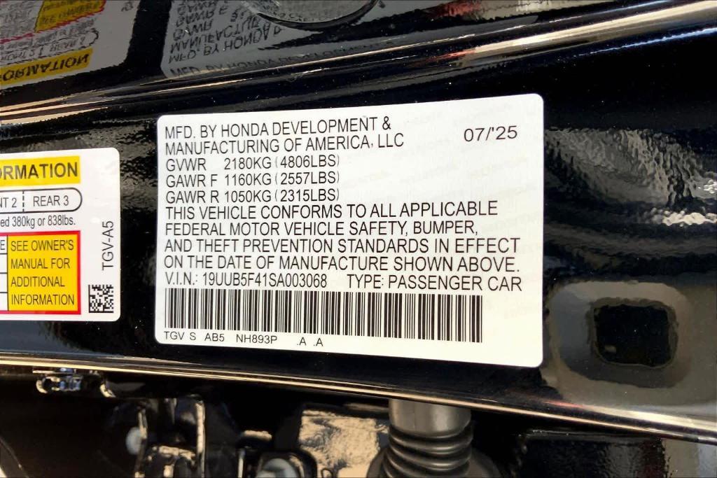 new 2025 Acura TLX car, priced at $45,852