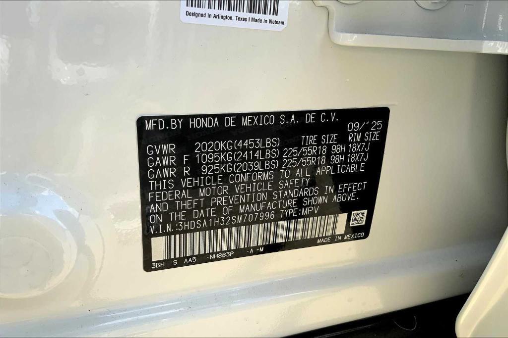 new 2025 Acura ADX car, priced at $35,950