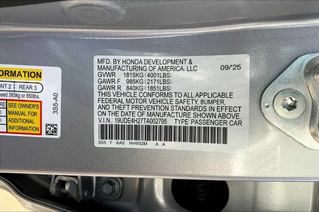 new 2026 Acura Integra car, priced at $34,595