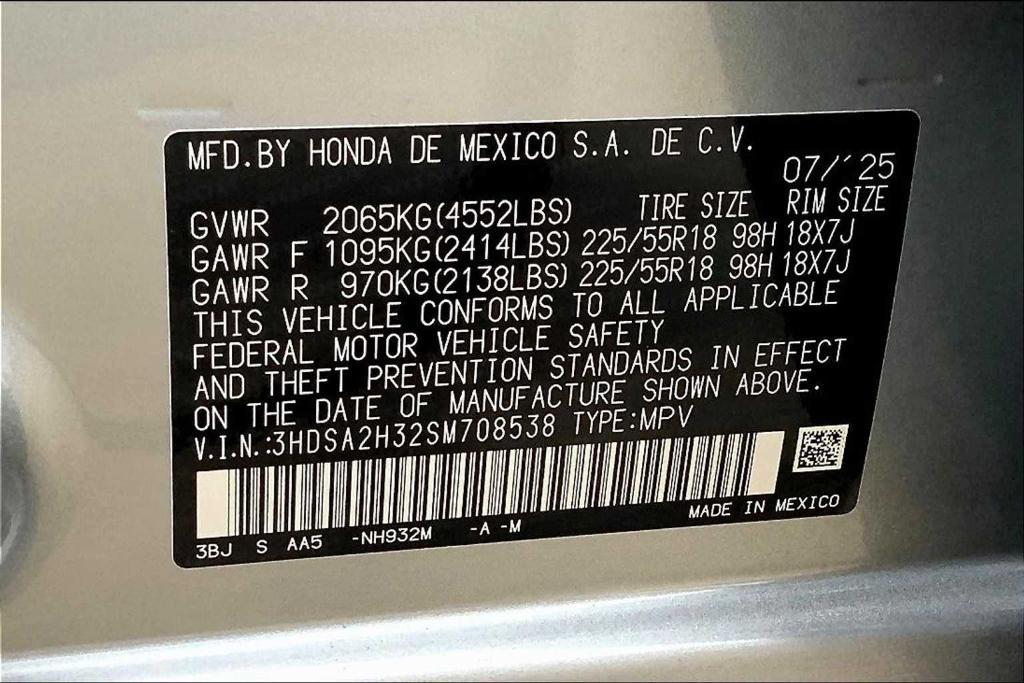 new 2025 Acura ADX car, priced at $38,945