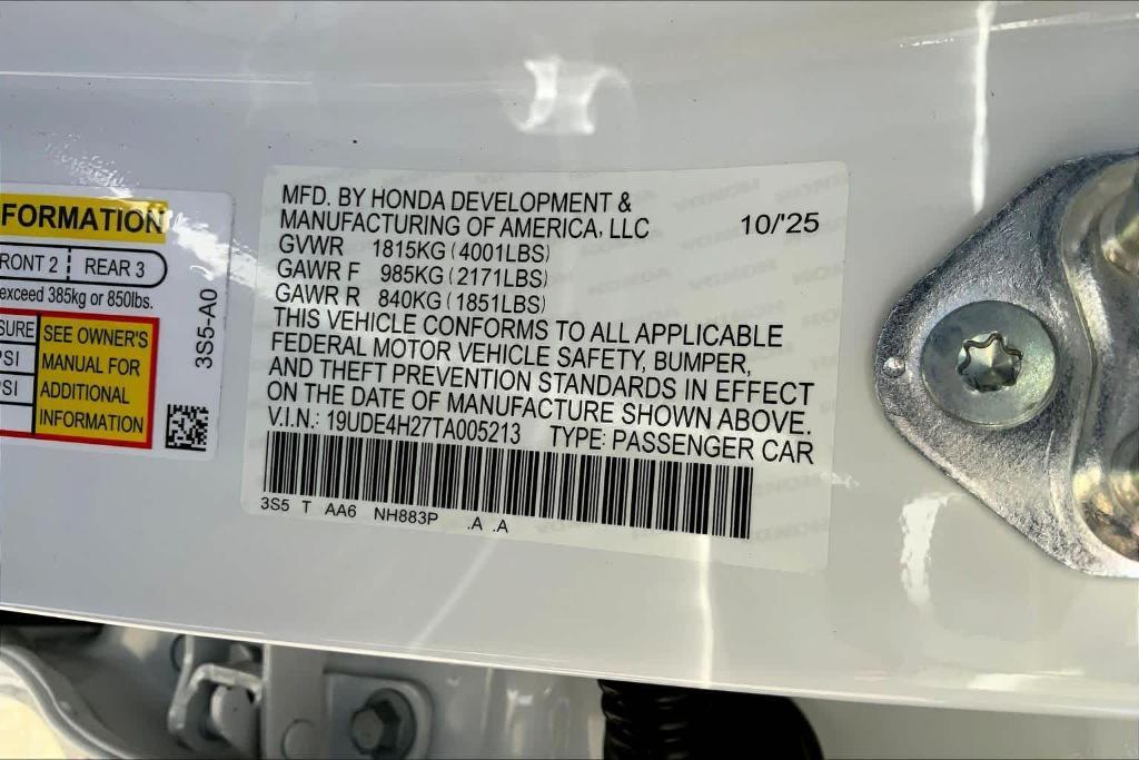 new 2026 Acura Integra car, priced at $35,195