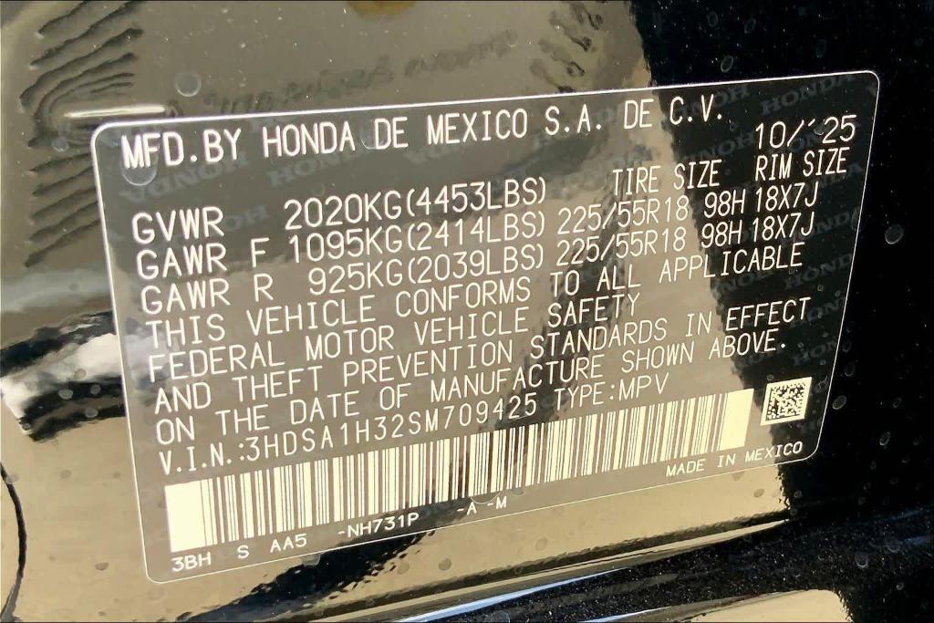 new 2025 Acura ADX car, priced at $35,350