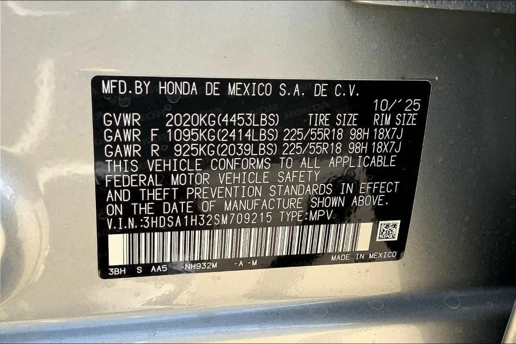 new 2025 Acura ADX car, priced at $35,350