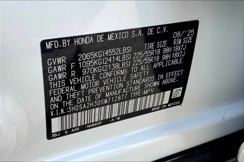 new 2025 Acura ADX car, priced at $37,950