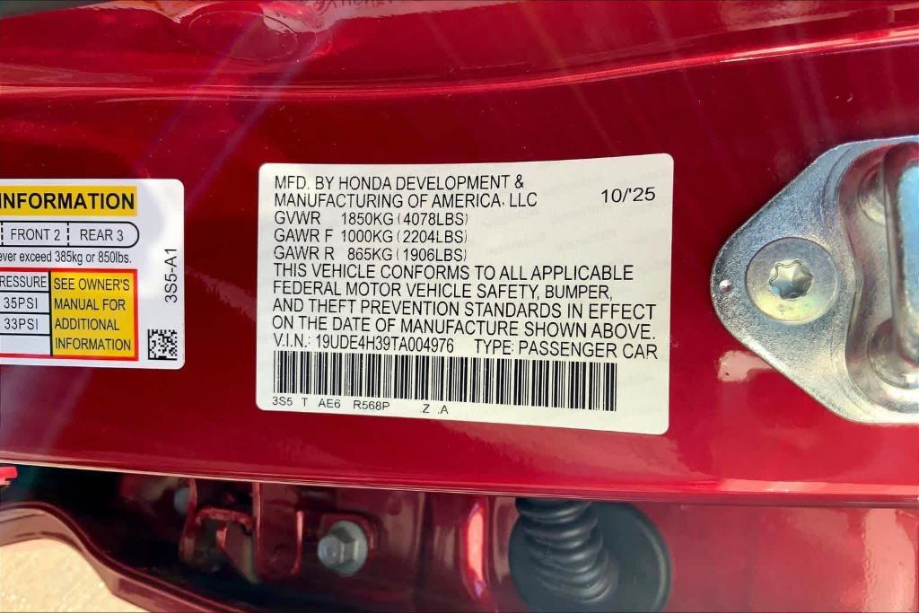 new 2026 Acura Integra car, priced at $37,745