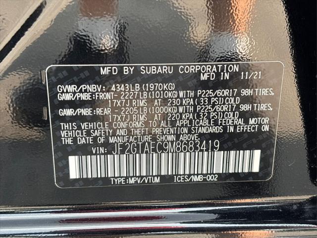 used 2021 Subaru Crosstrek car, priced at $25,499