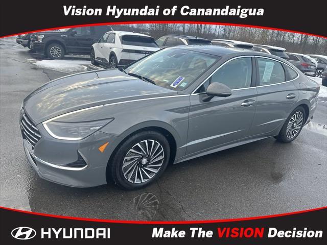 used 2022 Hyundai Sonata Hybrid car, priced at $23,395