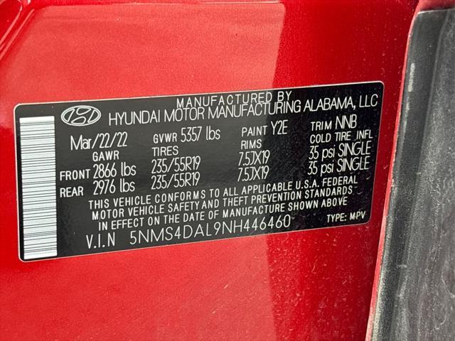 used 2022 Hyundai Santa Fe car, priced at $28,930