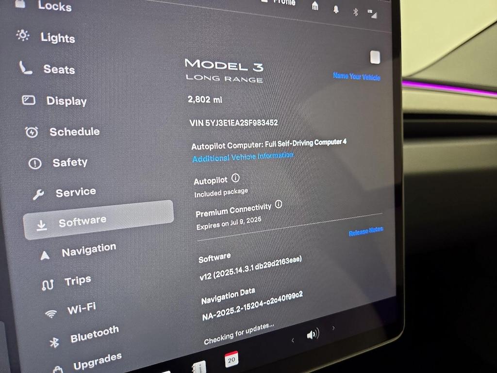 used 2025 Tesla Model 3 car, priced at $43,998
