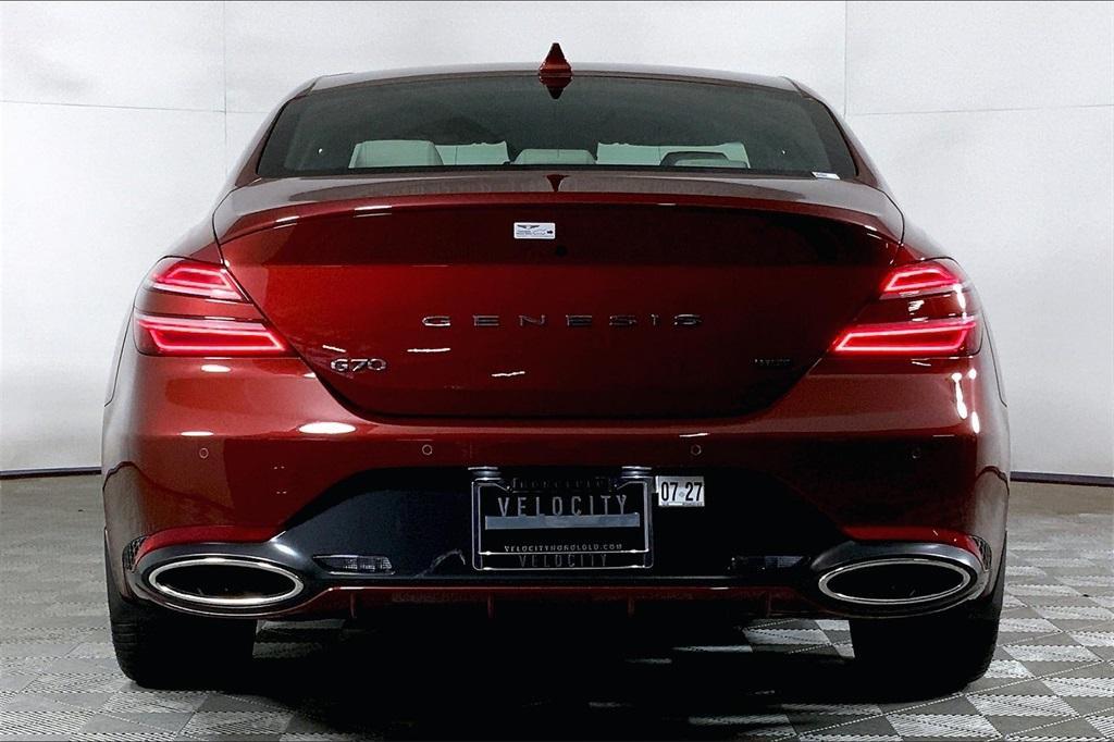 new 2025 Genesis G70 car, priced at $62,803