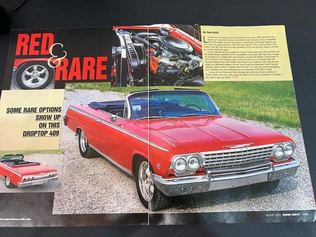 used 1962 Chevrolet Impala car, priced at $139,500